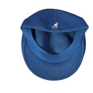 Kangol Tropic 504 Ventair Blue Flat Cap Ivy Hat Small 0290BC